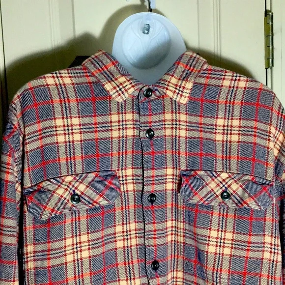 Patagonia Organic cotton L Men’s long sleeve Mid-weight Fjord flannel EUC - Picture 4 of 7